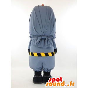 Mascot Kinzo Hattori, japanische Schriftzeichen - MASFR26029 - Yuru-Chara japanischen Maskottchen