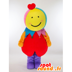 Mascot Runrun-chan, funny and colorful clown - MASFR26033 - Yuru-Chara Japanese mascots