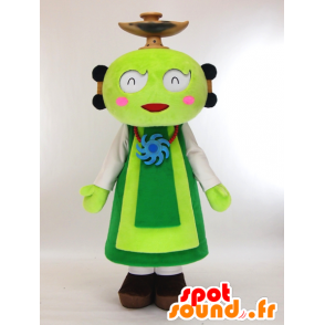 Mascot, die einen Hügel von der Stadt Kumamoto - MASFR26037 - Yuru-Chara japanischen Maskottchen