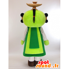Mascot wat neerkomt op een heuvel van Kumamoto Stad - MASFR26037 - Yuru-Chara Japanse Mascottes