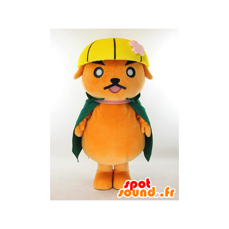 Maskotti Goosenin, koira vihreä viitta - MASFR26038 - Mascottes Yuru-Chara Japonaises