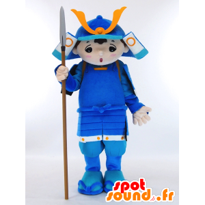 Mascotte de Yumetaro, soldat en tenue bleue - MASFR26039 - Mascottes Yuru-Chara Japonaises