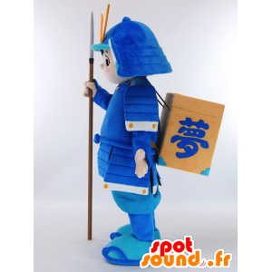 Mascotte de Yumetaro, soldat en tenue bleue - MASFR26039 - Mascottes Yuru-Chara Japonaises