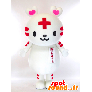 Mascot Hatora chan, offisielle maskot for Røde Kors - MASFR26041 - Yuru-Chara japanske Mascots