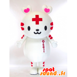 Mascota Hatora chan, la mascota oficial de la Cruz Roja - MASFR26041 - Yuru-Chara mascotas japonesas