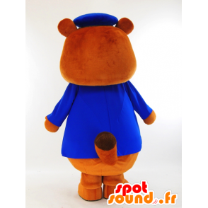 Katsuragi Pont maskot, bæver i controller-outfit - Japanske Yuru-Chara-maskotter - MASFR26042 - SpotSound.fr