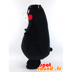 Mascot Kumamon, musta ja valkoinen karhu Kumamoto Kaupunki - MASFR26043 - Mascottes Yuru-Chara Japonaises
