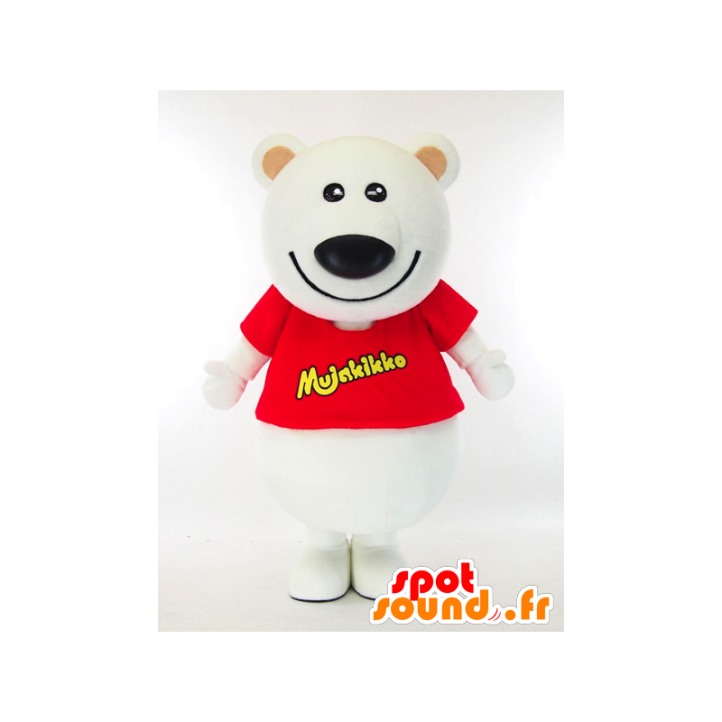 Mujakikko mascot, white polar bear - MASFR26046 - Yuru-Chara Japanese mascots