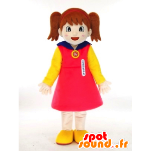 Mascot Esuka redhead girl - MASFR26047 - Yuru-Chara Japanese mascots