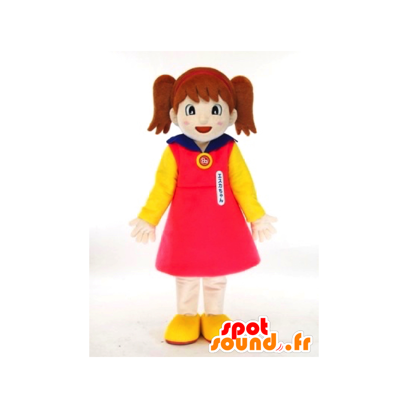 Mascot Esuka rothaarige Mädchen - MASFR26047 - Yuru-Chara japanischen Maskottchen