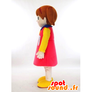 赤毛の女の子、マスコットエスカ-MASFR26047-日本のゆるキャラのマスコット