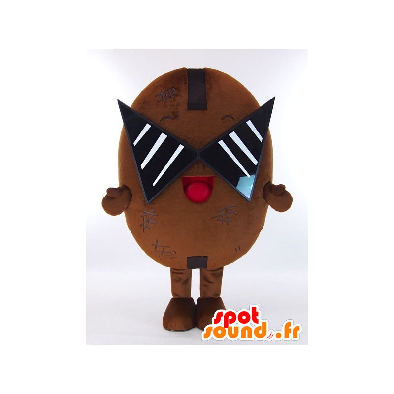 Mascot Mameda, feijão de café engraçada - MASFR26049 - Yuru-Chara Mascotes japoneses