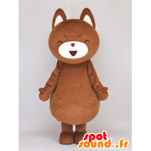 Mascotte de Suwan Ken, nounours marron - MASFR26051 - Mascottes Yuru-Chara Japonaises