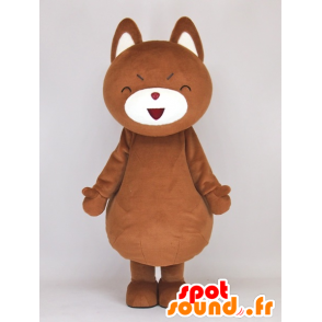 Mascotte de Suwan Ken, nounours marron - MASFR26051 - Mascottes Yuru-Chara Japonaises