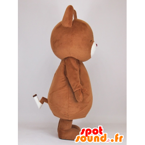 Maskot Suwan Ken, hnědé teddy - MASFR26051 - Yuru-Chara japonské Maskoti