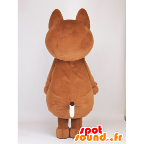 Suwan Ken maskot, brun bamse - Spotsound maskot kostume