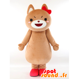 Mascot Ken Swan, peluche marrón - MASFR26052 - Yuru-Chara mascotas japonesas