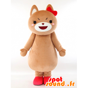 Mascot Ken Swan, peluche marrom - MASFR26052 - Yuru-Chara Mascotes japoneses