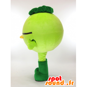 Mascot Akapakkun, grønn fugl med øynene lukket - MASFR26058 - Yuru-Chara japanske Mascots