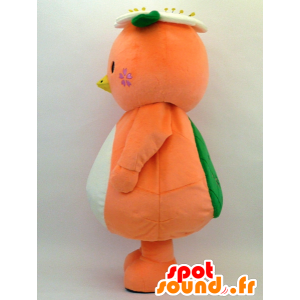 Mascota Mimatsupa, blanco y naranja pájaro verde - MASFR26060 - Yuru-Chara mascotas japonesas