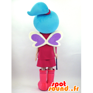 Mascot Ravi, sininen tukka prinsessa - MASFR26061 - Mascottes Yuru-Chara Japonaises