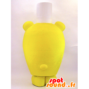 Kokki keltainen nalle maskotti - MASFR26063 - Mascottes Yuru-Chara Japonaises