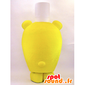Cuocere giallo orsacchiotto mascotte - MASFR26063 - Yuru-Chara mascotte giapponese