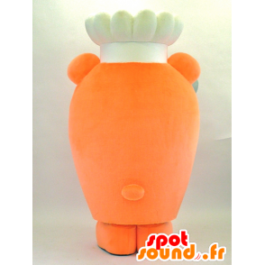 Cuocere arancione orso mascotte - MASFR26065 - Yuru-Chara mascotte giapponese