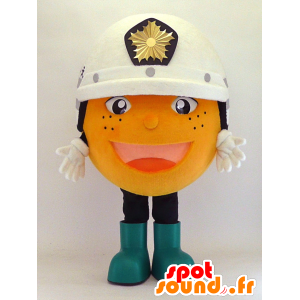 Mente-chan mascote, polícia, xerife - MASFR26067 - Yuru-Chara Mascotes japoneses