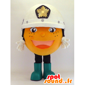 Mind-chan maskot, polis, sheriff - Spotsound maskot