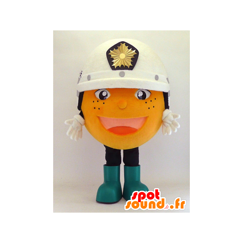 Mente-chan mascota, policía, sheriff - MASFR26067 - Yuru-Chara mascotas japonesas