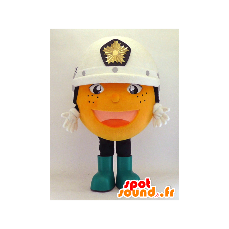 Mind-chan μασκότ, την αστυνομία, σερίφης - MASFR26067 - Yuru-Χαρά ιαπωνική Μασκότ