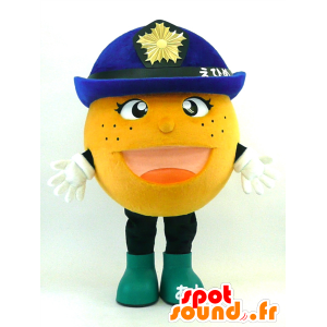 Mascotte de Yasu-chan, policier, shérif - MASFR26068 - Mascottes Yuru-Chara Japonaises