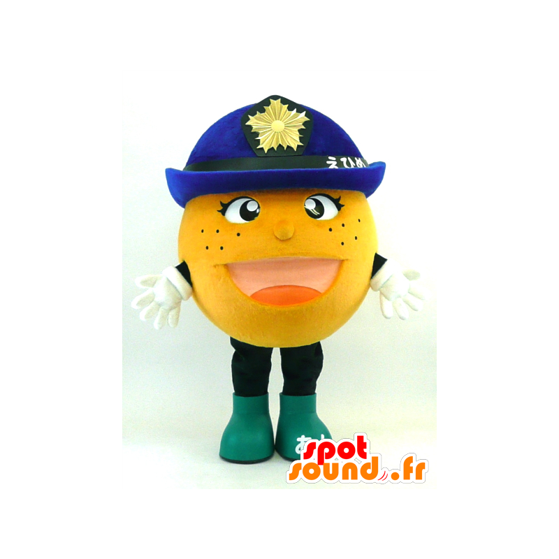 Mascotte de Yasu-chan, policier, shérif - MASFR26068 - Mascottes Yuru-Chara Japonaises