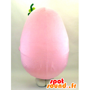 Fuwari mascotte, l'uomo bianco e rosa, paffuto e rotondo - MASFR26072 - Yuru-Chara mascotte giapponese