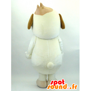 Mascot Boretta, cão branco com vidros azuis - MASFR26073 - Yuru-Chara Mascotes japoneses