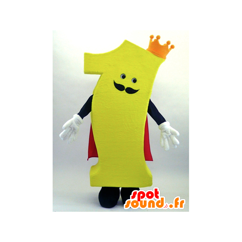 Mascot Ichipachikingu, figuur 1 met cape en kroon - MASFR26074 - Yuru-Chara Japanse Mascottes