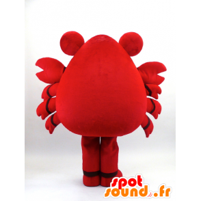 Mascotte de crabe rouge et blanc - MASFR26081 - Mascottes Yuru-Chara Japonaises