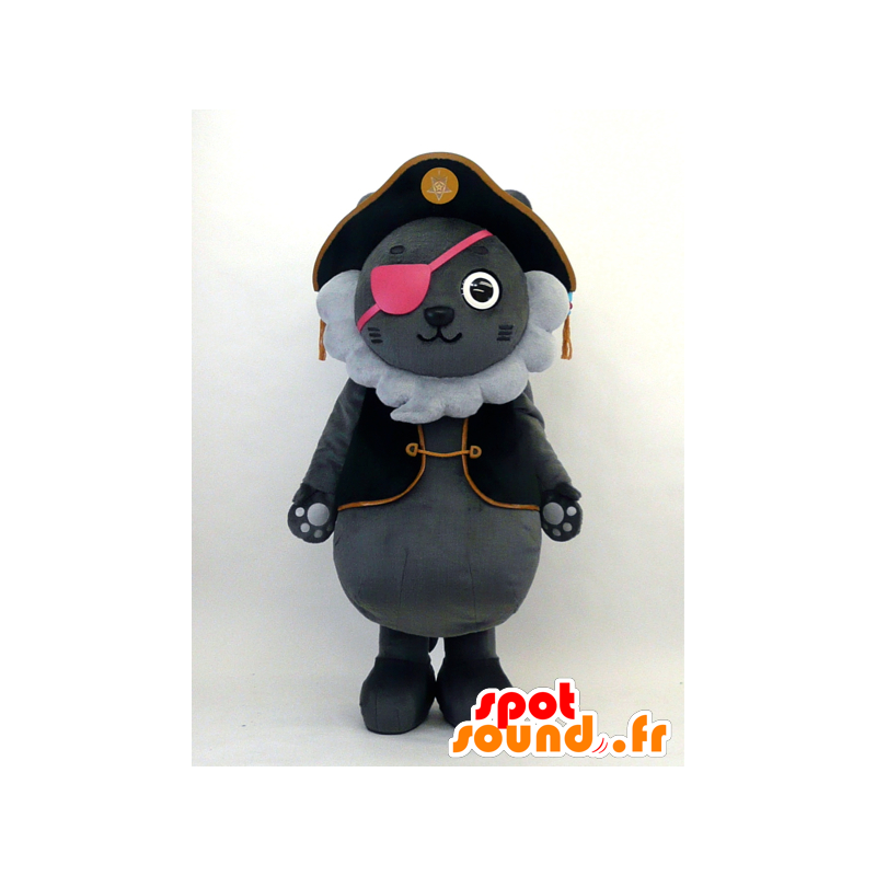 Mascot Kron, traje felino pirata - MASFR26085 - Yuru-Chara mascotas japonesas