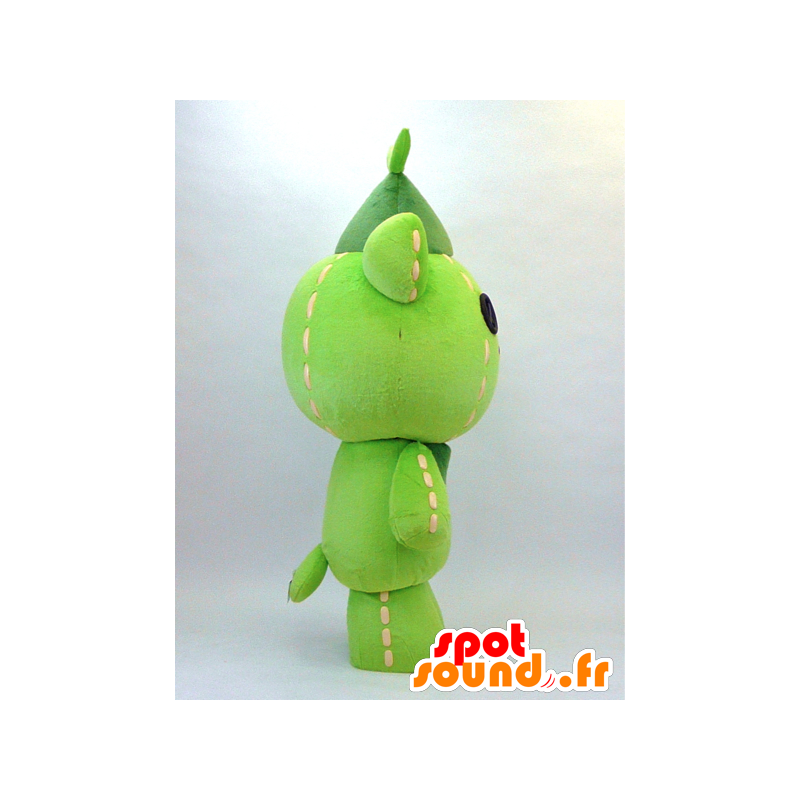 Mascotte Sebatan mentre animale verde - MASFR26087 - Yuru-Chara mascotte giapponese