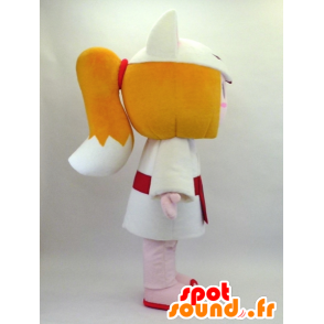 Mascot Kitsunemusume chan meisje met vos kostuum - MASFR26093 - Yuru-Chara Japanse Mascottes