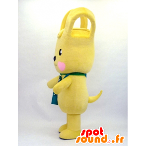 Mascotte de Lo, grand lapin jaune - MASFR26097 - Mascottes Yuru-Chara Japonaises