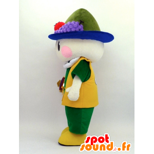 Tsunopyon mascota vestida hombre en amarillo y verde - MASFR26098 - Yuru-Chara mascotas japonesas