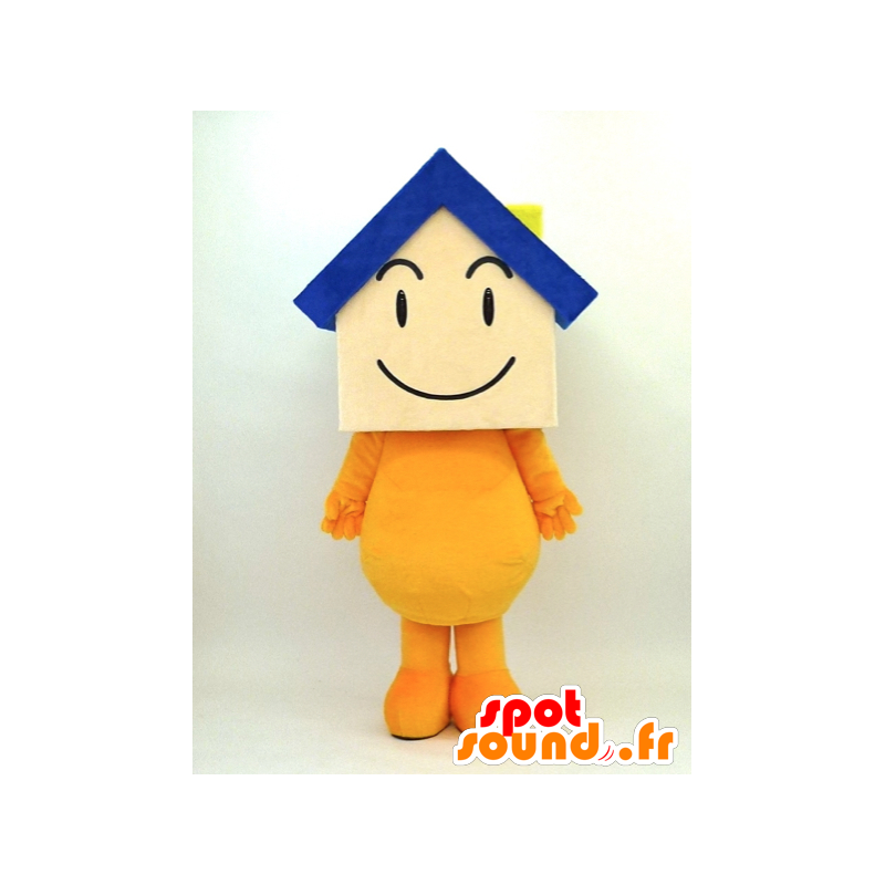 Hiro-kun mascot, snowman with a house-shaped head - MASFR26099 - Yuru-Chara Japanese mascots