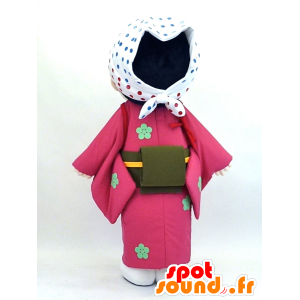 Mascot Okozu, Japanse vrouw in traditionele kleding - MASFR26101 - Yuru-Chara Japanse Mascottes