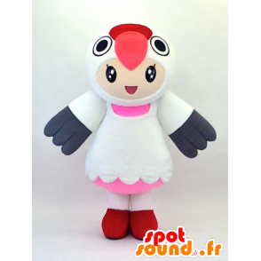 Mascotte de Tsuruhime-chan, fillette déguisée en oiseau - MASFR26107 - Mascottes Yuru-Chara Japonaises