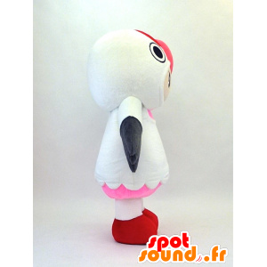 Maskot Tsuruhime-chan, převlečený dívka pták - MASFR26107 - Yuru-Chara japonské Maskoti