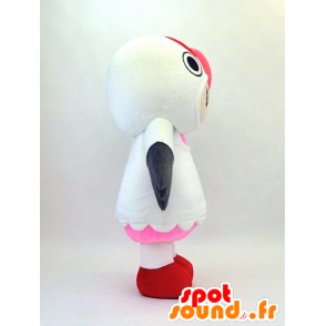 Mascotte de Tsuruhime-chan, fillette déguisée en oiseau - MASFR26107 - Mascottes Yuru-Chara Japonaises