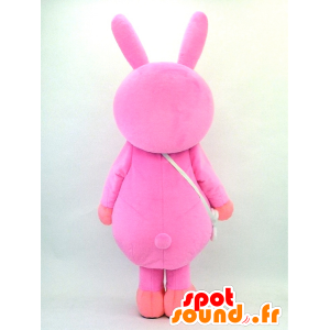 Mascot Momo-chan, μεγάλο ροζ κουνέλι - MASFR26110 - Yuru-Χαρά ιαπωνική Μασκότ
