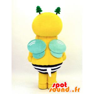 Bee Komore maskot, kæmpe bi - Spotsound maskot kostume